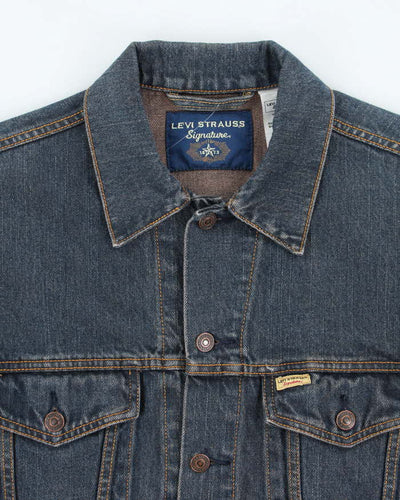 Vintage Levi Strauss Signature Dark Wash Denim Jacket - L