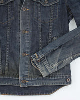 Vintage 2000's Levi's Dark Wash Denim Jacket - M