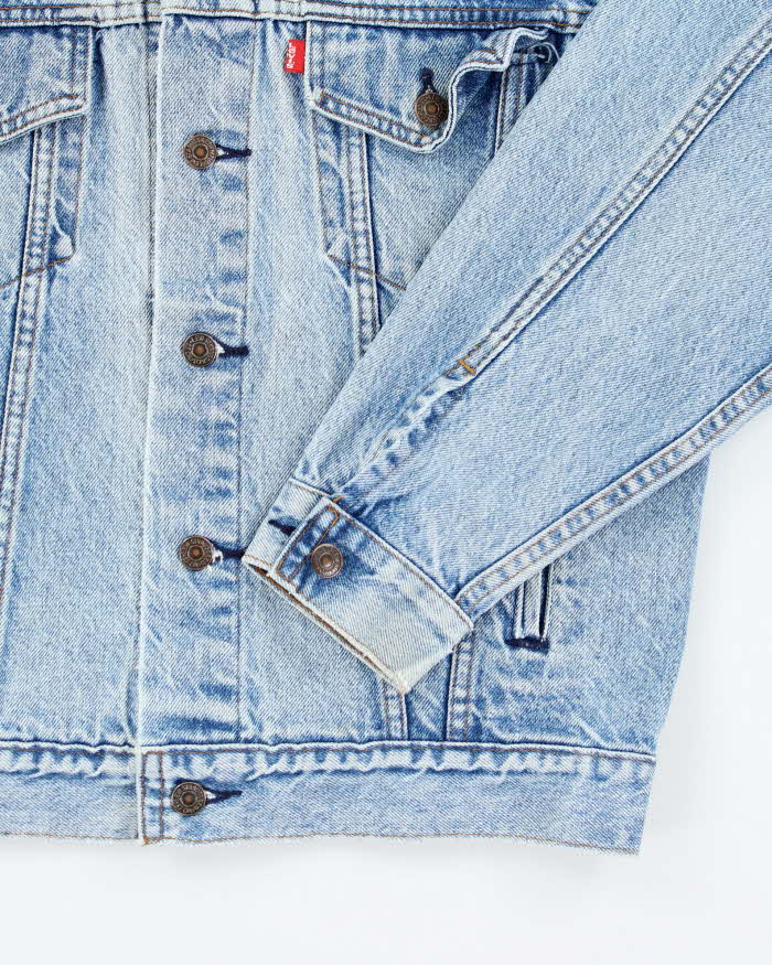 Vintage 2000's Levi's Faded Light Wash Denim Jacket - L