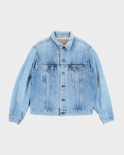 Vintage 90's Levi's Faded Medium Wash Denim Jacket - L