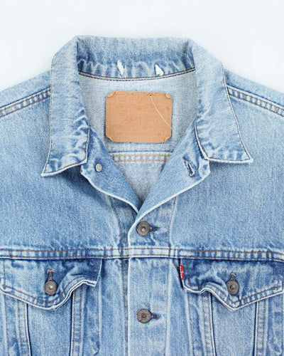 Vintage 90's Levi's Faded Medium Wash Denim Jacket - L