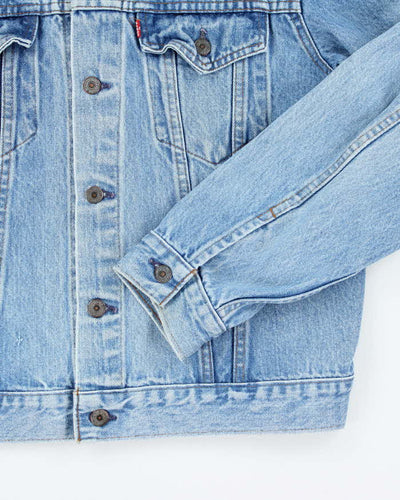 Vintage 90's Levi's Faded Medium Wash Denim Jacket - L