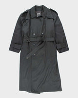 Vintage 80's Christian Dior Wool Blend lined Long Overcoat - XL