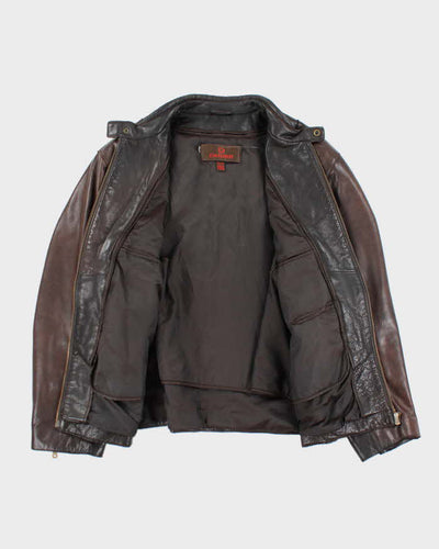 Vintage Danier Brown Leather Jacket - XL