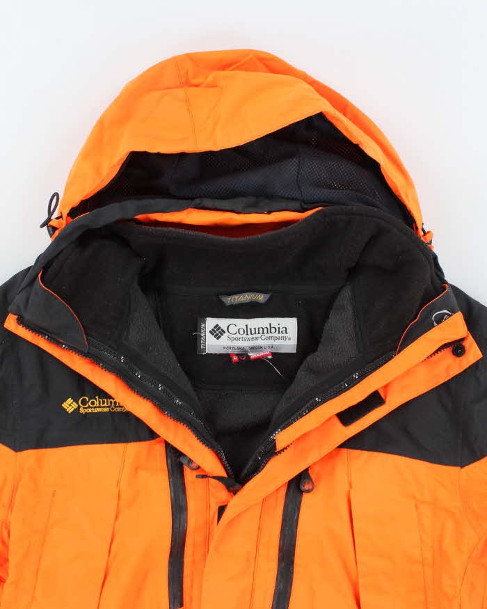 Vintage 90's Columbia Titanium Insulated Hooded Jacket - S