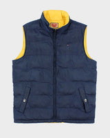 Vintage Y2K Tommy Hilfiger Reversible Puffer Gilet - M
