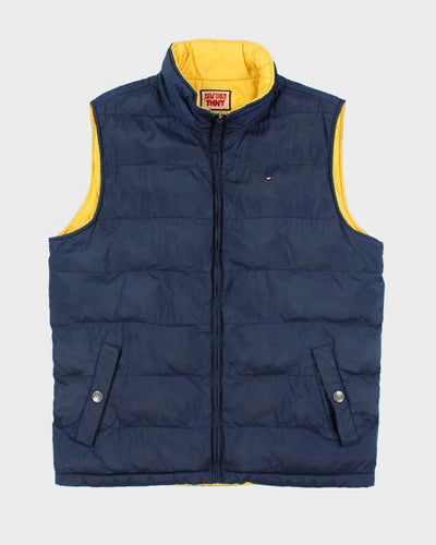 Vintage Y2K Tommy Hilfiger Reversible Puffer Gilet - M