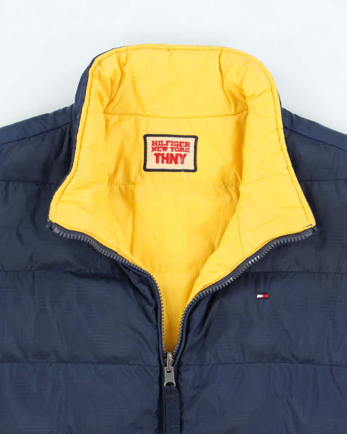 Vintage Y2K Tommy Hilfiger Reversible Puffer Gilet - M