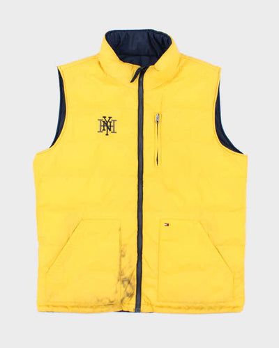 Vintage Y2K Tommy Hilfiger Reversible Puffer Gilet - M