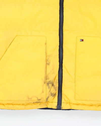 Vintage Y2K Tommy Hilfiger Reversible Puffer Gilet - M