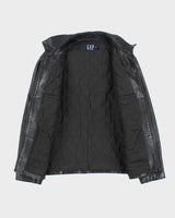 Vintage 90's GAP Heavyweight Zip Up Leather Jacket - L