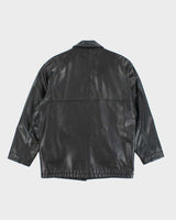 Vintage Danier Heavyweight Leather Button Up Jacket - L