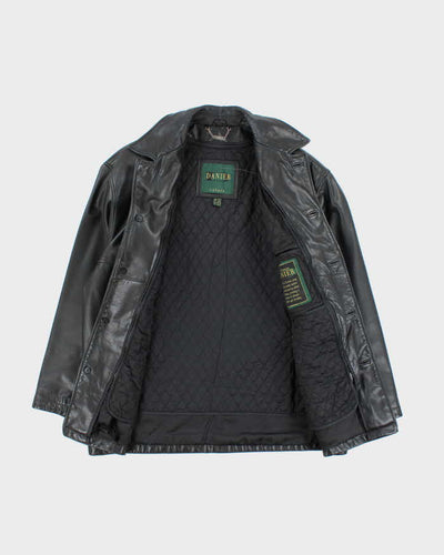 Vintage Danier Heavyweight Leather Button Up Jacket - L