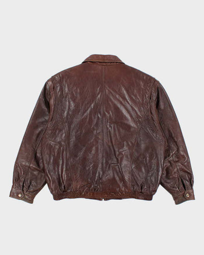 Vintage Wilsons Brown Leather Jacket - L