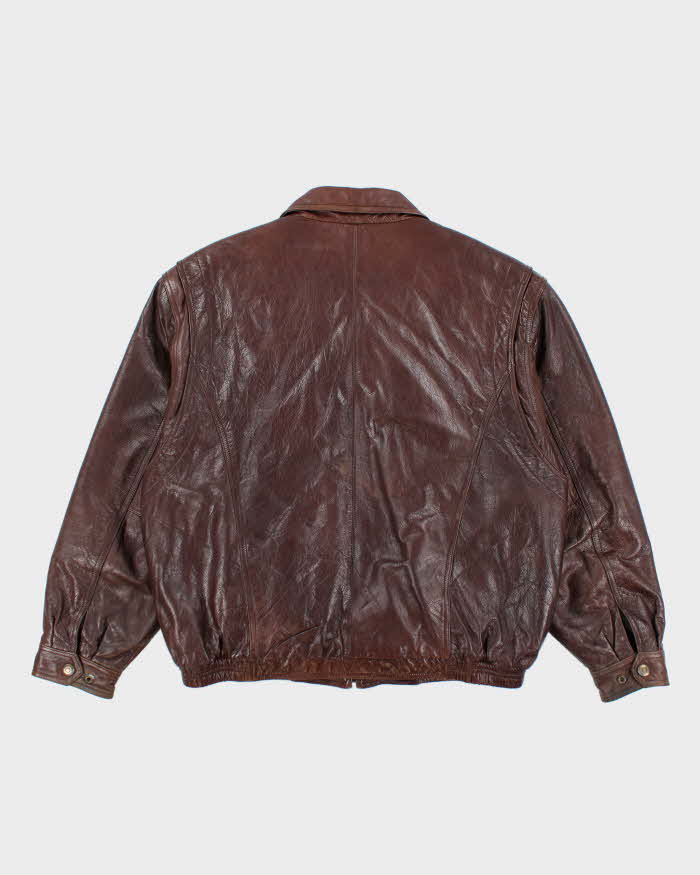 Vintage Wilsons Brown Leather Jacket - L