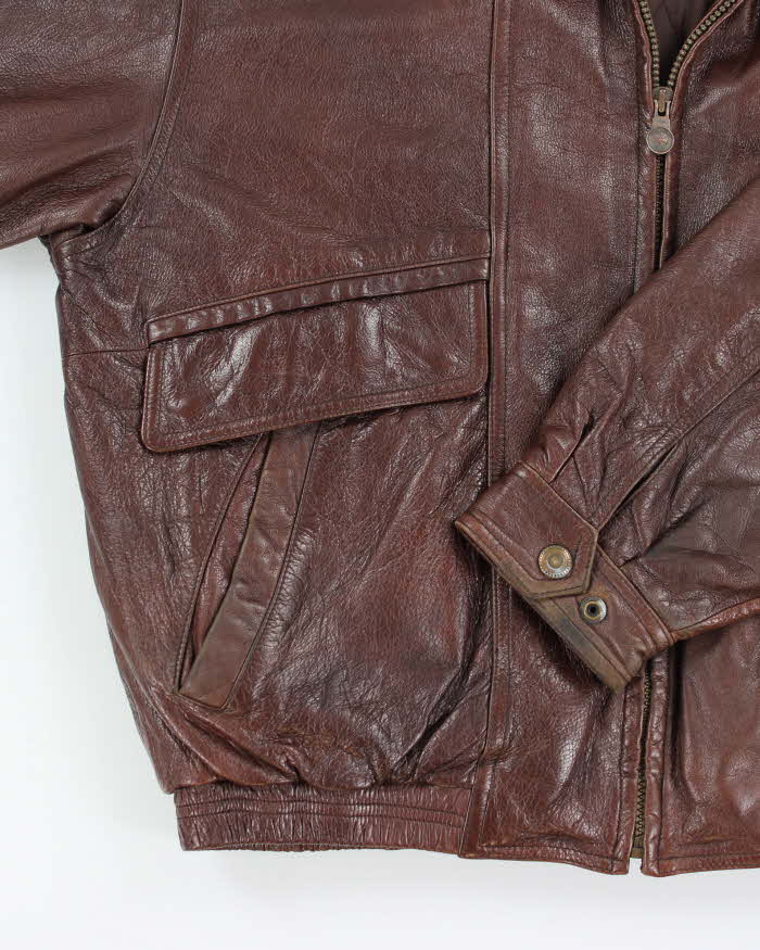 Vintage Wilsons Brown Leather Jacket - L