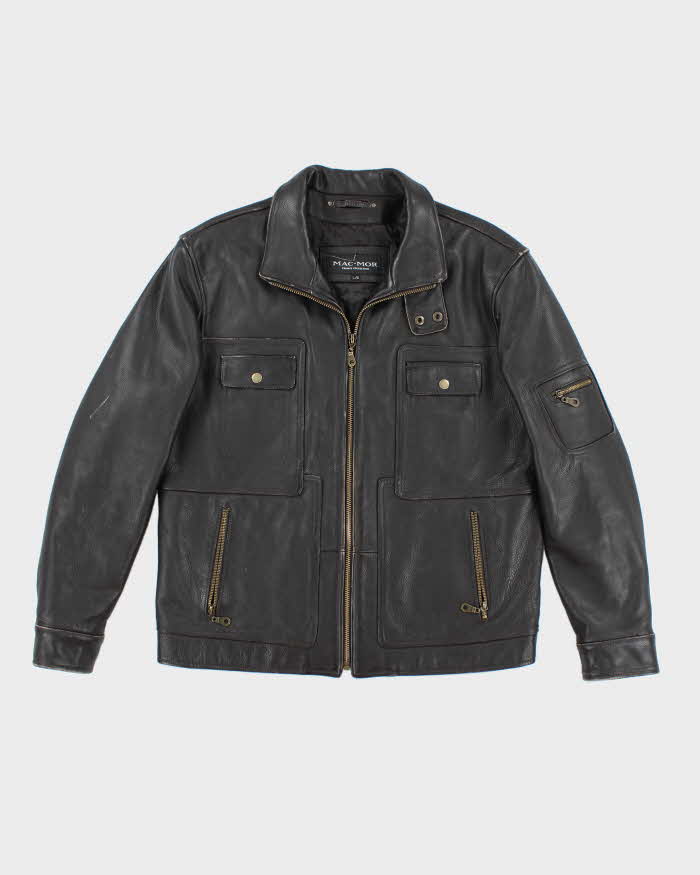Vintage Mac.Mor Leather Jacket - L