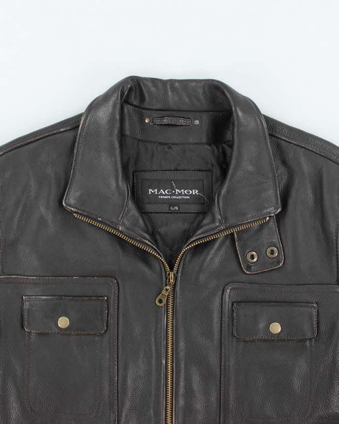 Vintage Mac.Mor Leather Jacket - L