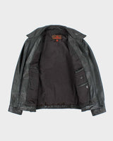 Vintage 90's Danier Heavyweight Leather Insulated Zip Up Jacket - M