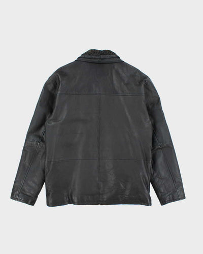 Vintage Y2K Pelle Cuir Heavyweight Lined Leather Jacket - L