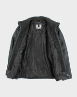 Vintage Y2K Pelle Cuir Heavyweight Lined Leather Jacket - L