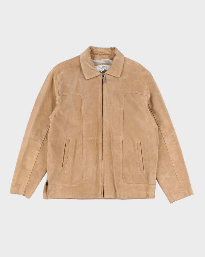 Vintage Wilsons Leather Brown Suede Leather Jacket - L
