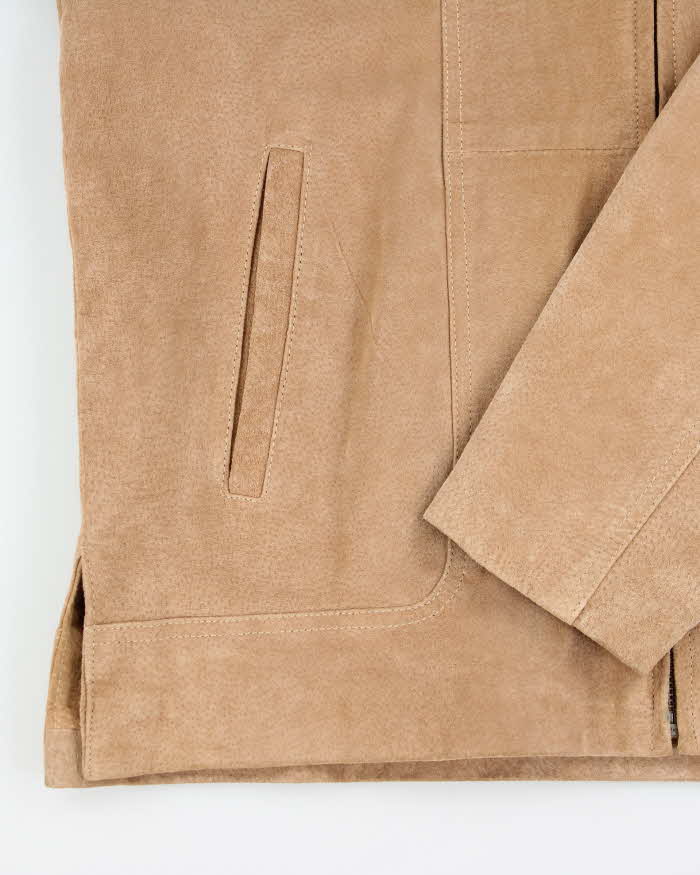 Vintage Wilsons Leather Brown Suede Leather Jacket - L