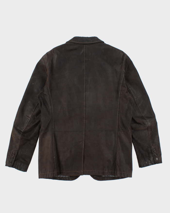 Vintage Y2K Danier Leather Blazer Jacket - L