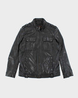 Vintage Danier Black Leather Jacket - L