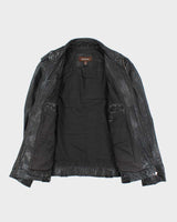 Vintage Danier Black Leather Jacket - L