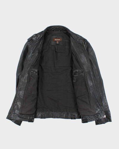 Vintage Danier Black Leather Jacket - L