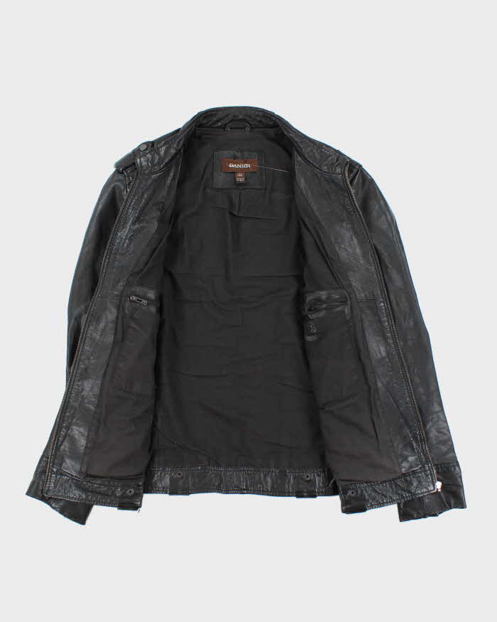 Vintage Danier Black Leather Jacket - L