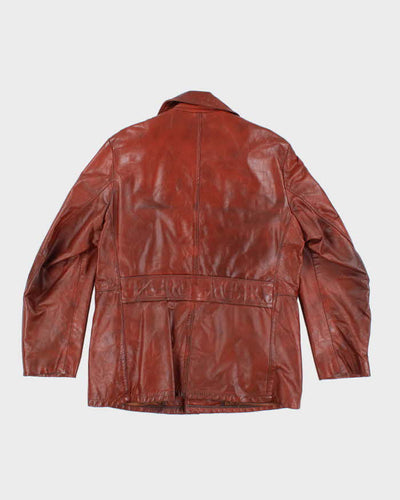 Vintage Sears Lined Leather Jacket - L