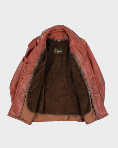 Vintage Sears Lined Leather Jacket - L