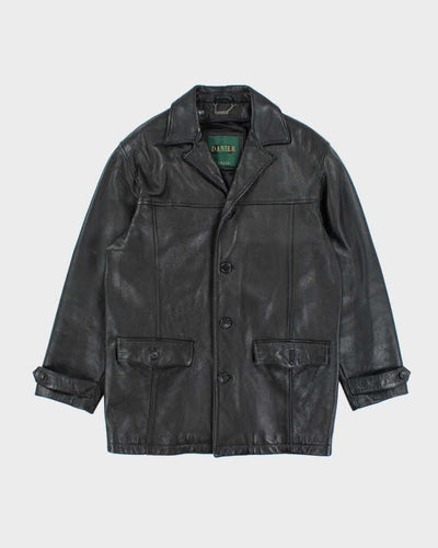 Vintage Danier Black Leather Jacket - L