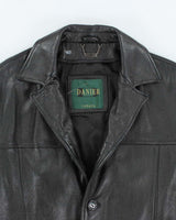 Vintage Danier Black Leather Jacket - L