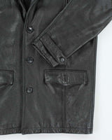 Vintage Danier Black Leather Jacket - L