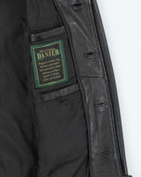 Vintage Danier Black Leather Jacket - L