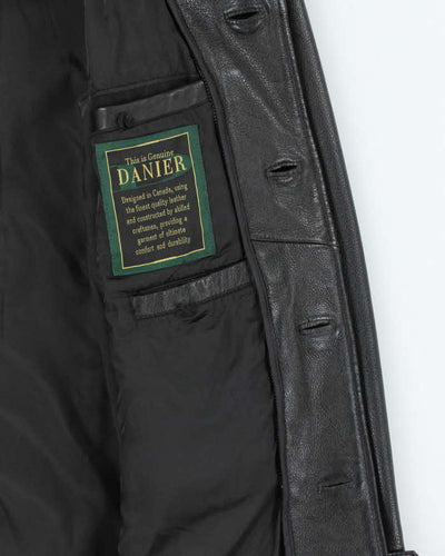 Vintage Danier Black Leather Jacket - L