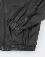 Vintage Danier Black Leather Jacket - XL