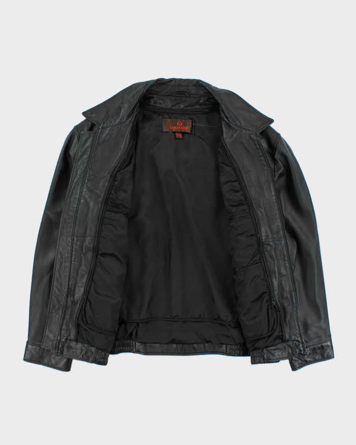 Vintage Danier Black Leather Jacket - XL
