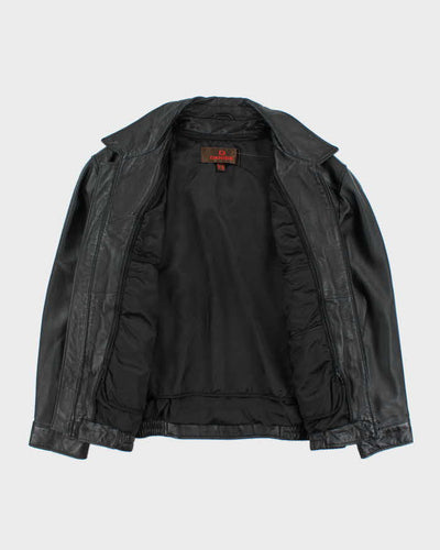 Vintage Danier Black Leather Jacket - XL
