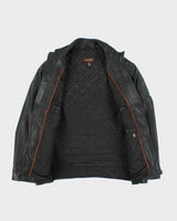 Vintage Danier Black Leather Jacket - XXL