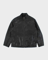 Vintage Danier Black Leather Jacket - XL