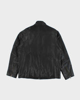 Vintage Danier Black Leather Jacket - XL