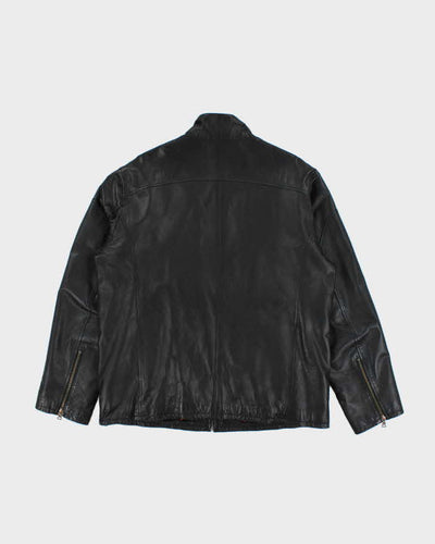 Vintage Danier Black Leather Jacket - XL