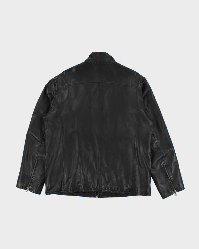 Vintage Danier Black Leather Jacket - XL