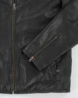 Vintage Danier Black Leather Jacket - XL