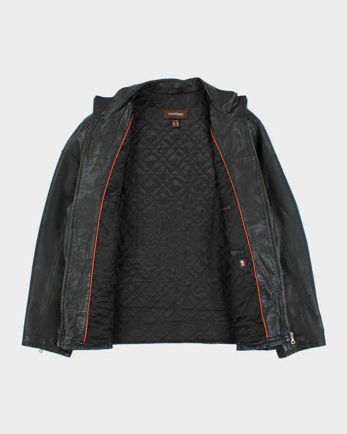 Vintage Danier Black Leather Jacket - XL