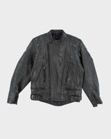 Vintage 90's Belstaff Heavyweight Leather Motorcycle Jacket - L